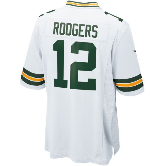 GB.Packers #12 Aaron Rodgers White Game Jersey Stitched American Football Jerseys