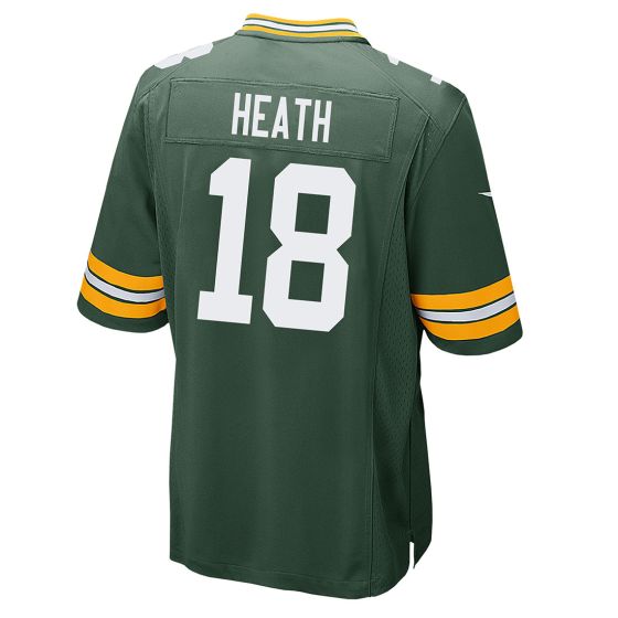 GB.Packers #18 Malik Heath Green Game Stitched American Football Jerseys