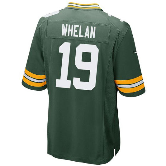 GB.Packers #19 Daniel Whelan Green Game Stitched American Football Jerseys