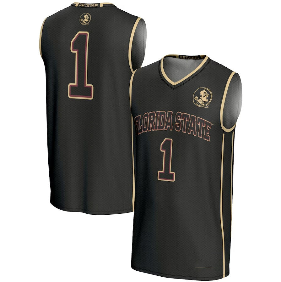 #1 F.State Seminoles GameDay Greats Lightweight Basketball Jersey - Black American College Jerseys