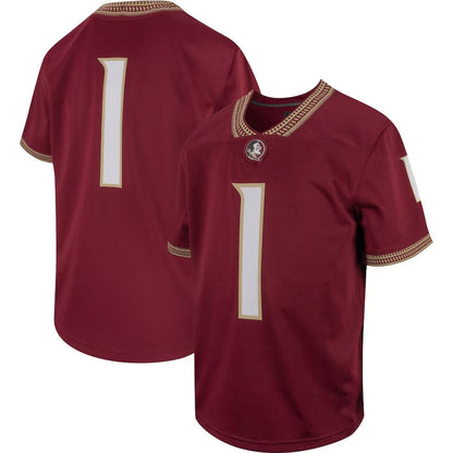 #1 F.State Seminoles Toddler Untouchable Football Jersey - Garnet American College Jerseys