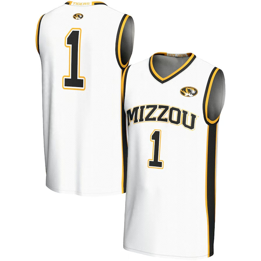 #1 M.Tigers GameDay Greats Lightweight Basketball Jersey - White American College Jerseys