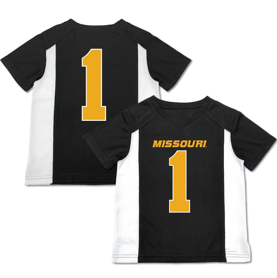 #1 M.Tigers Garb Toddler Football Jersey - Black American College Jerseys