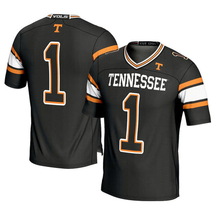 #1 T.Volunteers GameDay Greats Football Jersey - Black College Jerseys