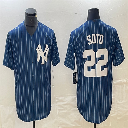 Los Angeles Dodgers #22 Juan Soto Blue Home Authentic Patch Jersey Baseball Jerseys