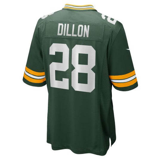 GB.Packers #28 A.J. Dillon Green Game Stitched American Football Jerseys