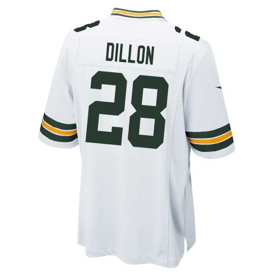 GB.Packers #28 A.J.Dillon White Game Stitched American Football Jerseys