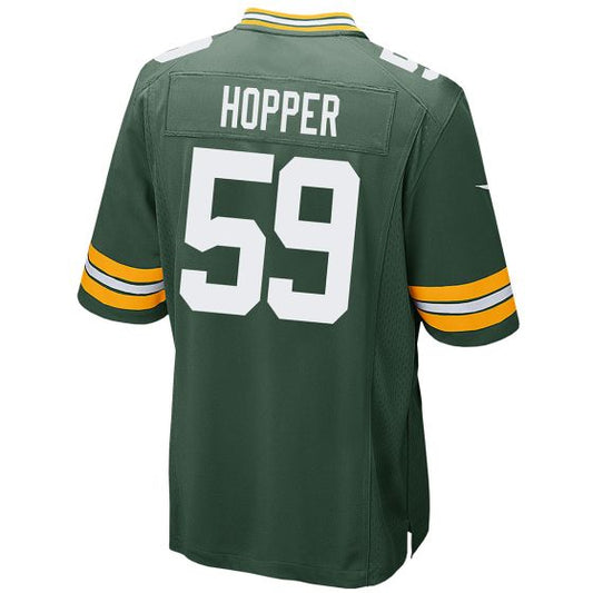 GB.Packers #59 Ty'Ron Hopper Green Game Stitched American Football Jerseys