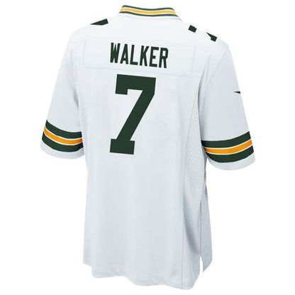 GB.Packers #7 Quay Walker White Game Jersey Stitched American Football Jerseys