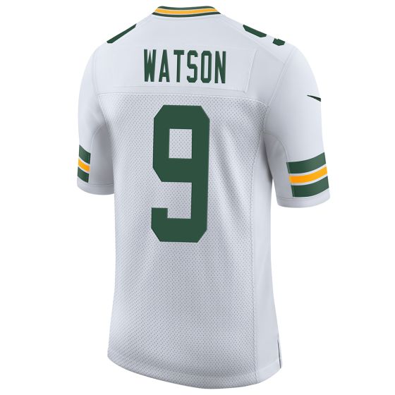 GB.Packers #9 Christian Watson White Away Limited Stitched American Football Jerseys