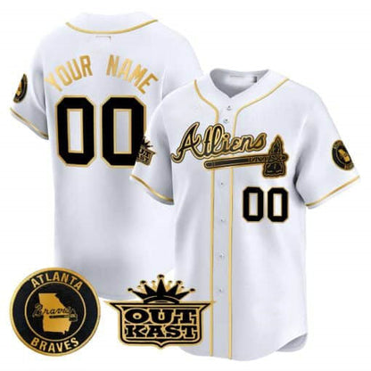 Custom Atlanta Braves Atliens Vapor Premier Limited – All Stitched Baseball Jersey