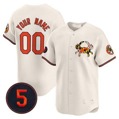 Custom Baltimore Orioles Robinson Patch Vapor Premier Limited V2– All Stitched Baseball Jersey