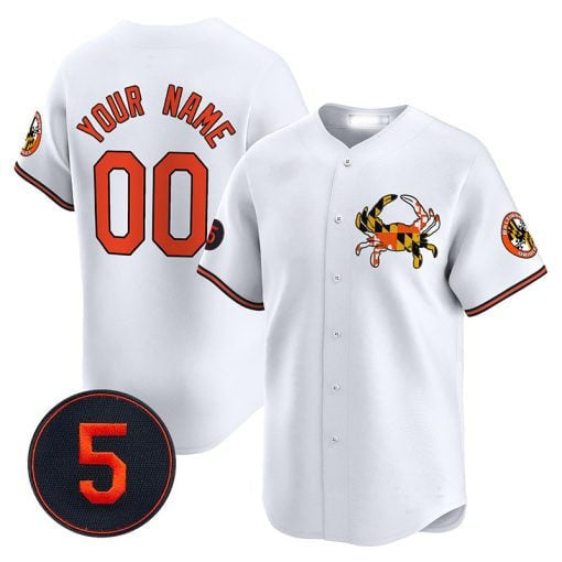 Custom Baltimore Orioles Robinson Patch Vapor Premier Limited V2– All Stitched Baseball Jersey