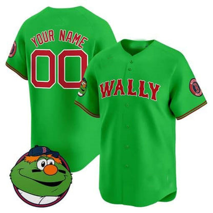 Custom Boston Red Sox Wally Vapor Premier Limited– All Stitched Baseball Jersey