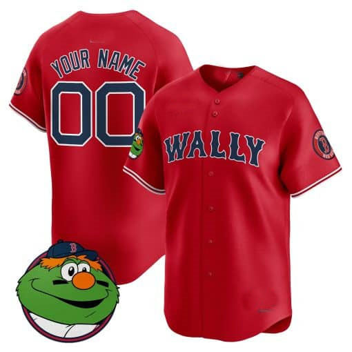 Custom Boston Red Sox Wally Vapor Premier Limited– All Stitched Baseball Jersey