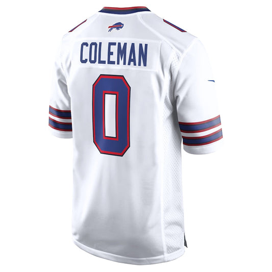 B.Bills #0 Keon Coleman 2024 Draft Player Game Jersey - White American Football Jerseys