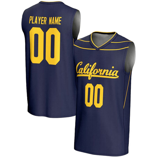 Custom C.Bears GameDay Greats Unisex NIL Pick-A-Player Lightweight Basketball Jersey - Navy American College Jerseys