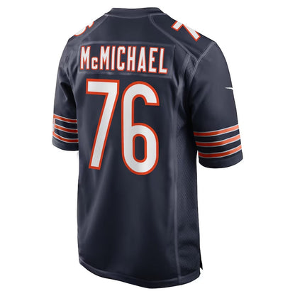 C.Bears #76 Steve McMichael Retired Player Game Jersey - Navy Football Jerseys