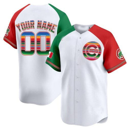 Custom Chicago Cubs Mexico Vapor Premier Limited– All Stitched Baseball Jersey