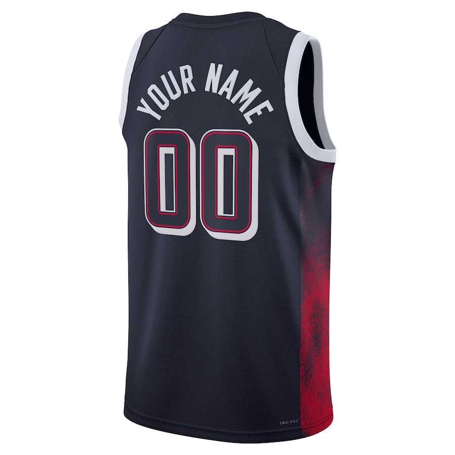 Custom USA Basketball Unisex 2024 Swingman Jersey - Navy American Basketball Jersey