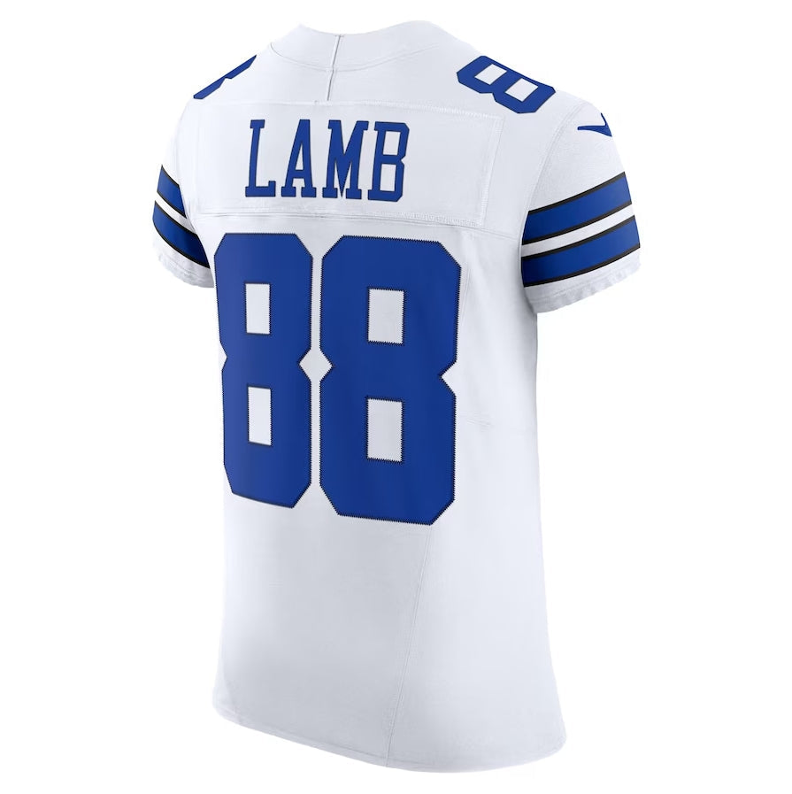 D.Cowboys #88 CeeDee Lamb Vapor F.U.S.E. Elite Jersey - White American Football Jerseys