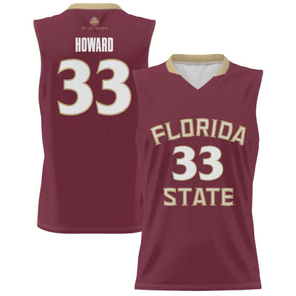 F.State Seminoles #33 Erin Howard GameDay Greats Unisex Lightweight Basketball Alumni Jersey - Garnet American College Jerseys