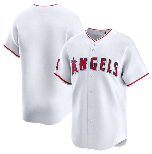 Los Angeles Angels Blank White Home Limited Baseball Stitched Jersey