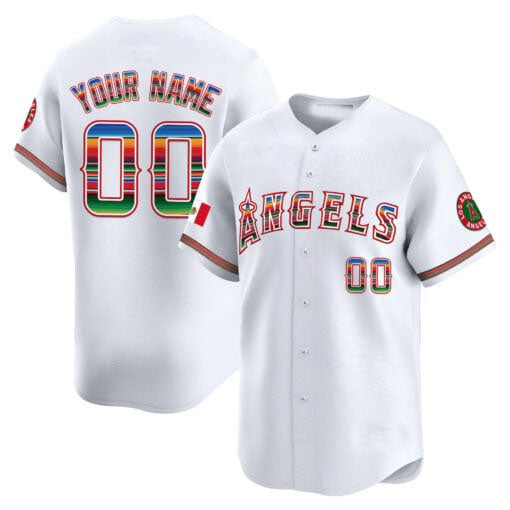 Custom Los Angeles Angels Mexico Vapor Premier Limited – All Stitched Baseball Jersey