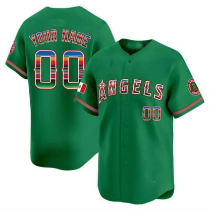 Custom Los Angeles Angels Mexico Vapor Premier Limited – All Stitched Baseball Jersey