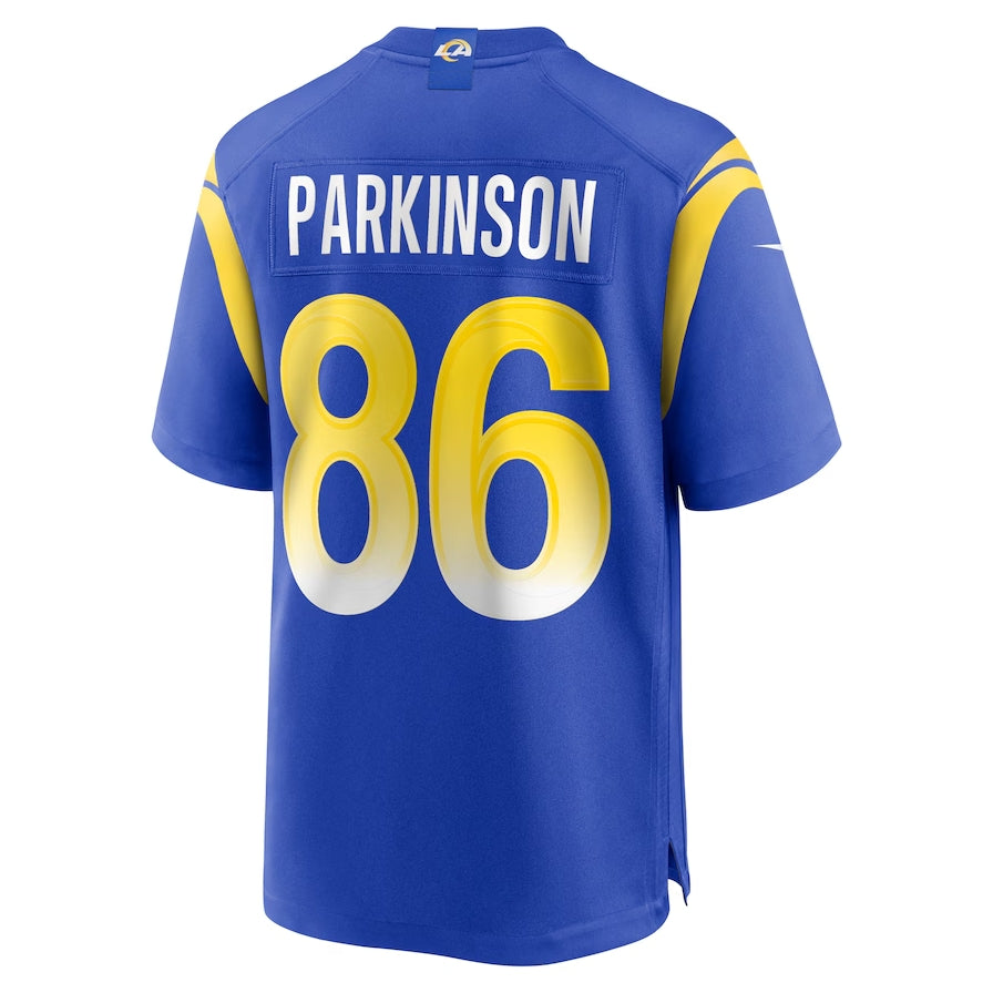 LA.Rams #86 Colby Parkinson Game Jersey - Royal American Football Jersey