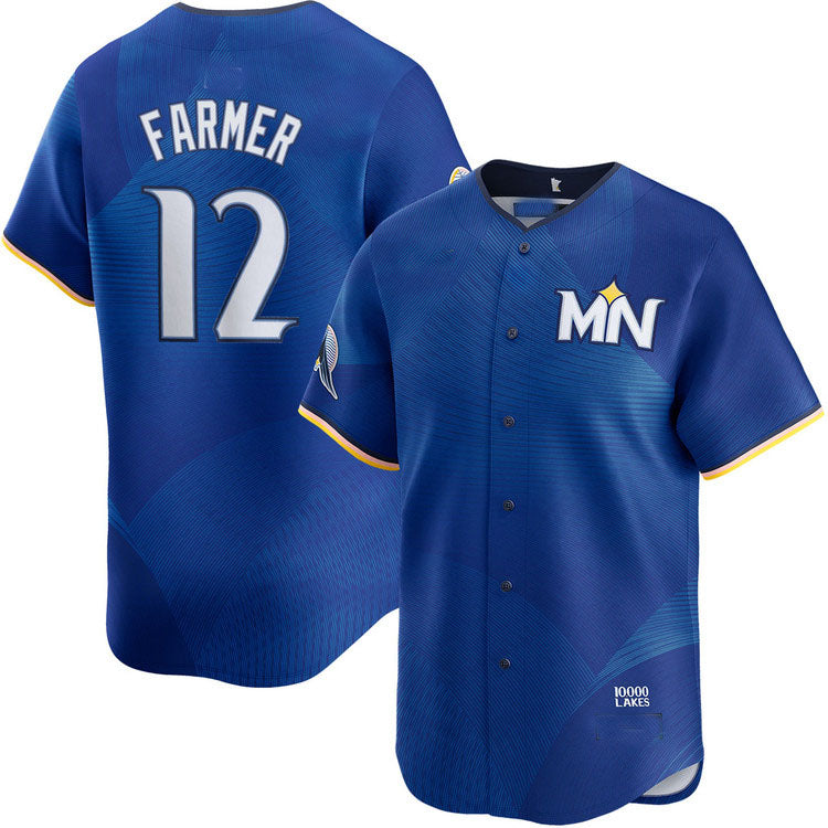 Minnesota Twins #12 Kyle Farmer City Connect Limited Baseball Jersey