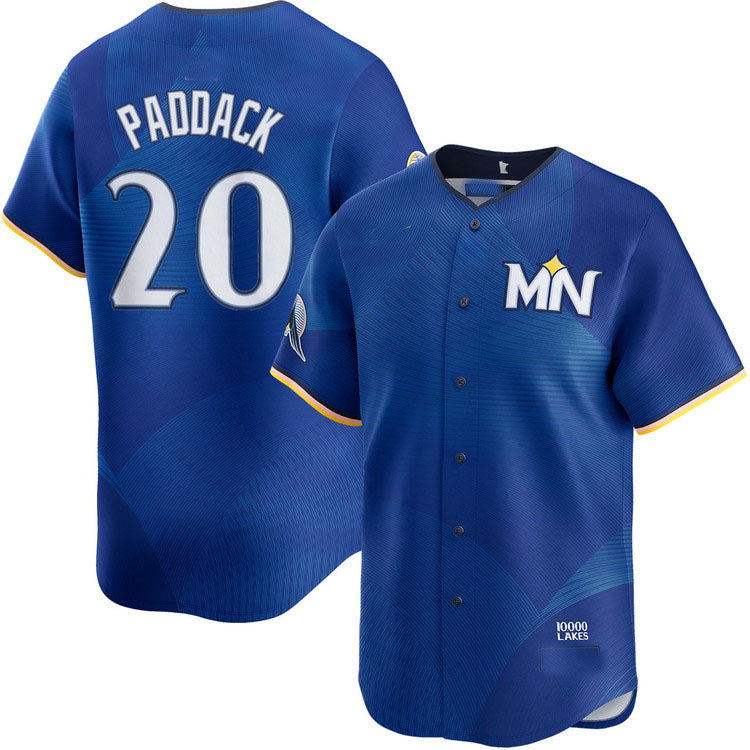 Minnesota Twins #20 Chris Paddack City Connect Limited Baseball Jersey