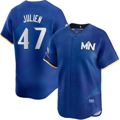 Minnesota Twins #47 Edouard Julien City Connect Limited Baseball Jersey