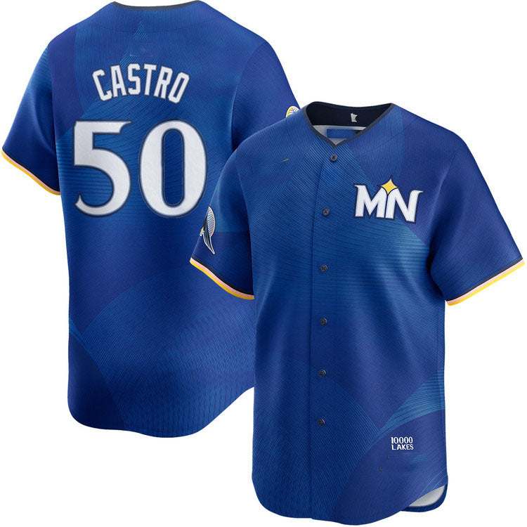 Minnesota Twins #50 Willi Castro City Connect Limited Baseball Jersey