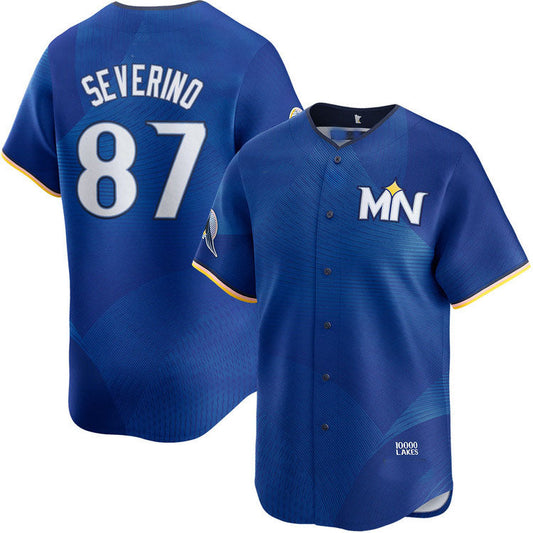 Minnesota Twins #87 Yunior Severino City Connect Limited Baseball Jersey