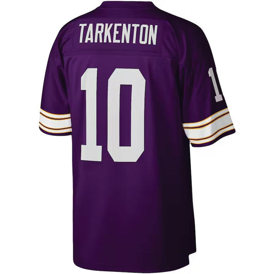 MN.Vikings #10 Fran Tarkenton Mitchell & Ness Legacy Replica Jersey - Purple Stitched American Football Jerseys