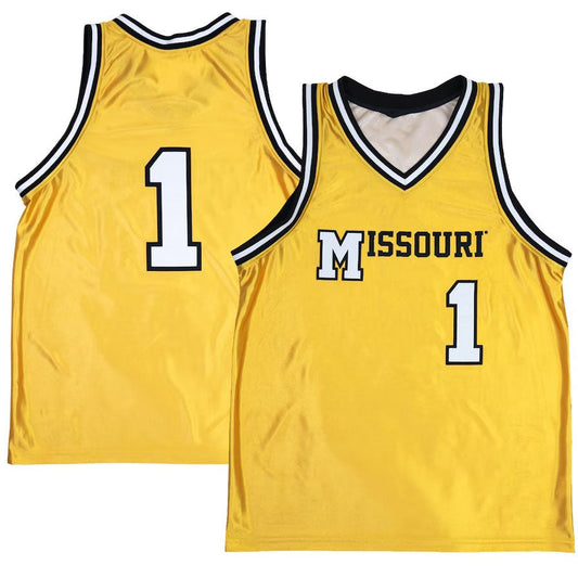 #1 M.Tigers 1988-89 Basketball Legacy Jersey - Gold American College Jerseys