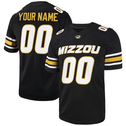 Custom M.Tigers Football Game Jersey - Black American College Jerseys