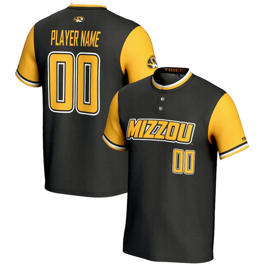 Custom M.Tigers GameDay Greats NIL Pick-A-Player Lightweight Softball Jersey - Black American College Jerseys