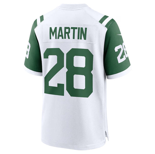 NY.Jets #28 Curtis Martin Classic Alternate Retired Player Game Jersey - White American Football Jerseys