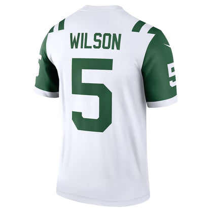 NY.Jets #5 Garrett Wilson Classic Alternate Legend Jersey - White American Football Jerseys