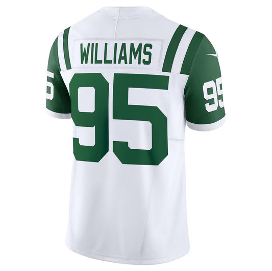 NY.Jets #95 Quinnen Williams Classic Alternate Vapor F.U.S.E. Limited Jersey - White American Football Jerseys