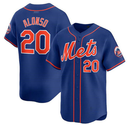 New York Mets #20 Pete Alonso Royal 2024 Alternate Limited Stitched Baseball Jersey