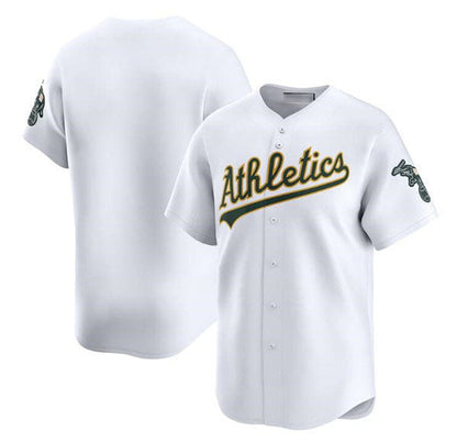 Oakland Athletics Blank White Home Limited Stitched Baseball Jersey