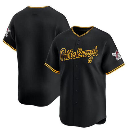 Pittsburgh Pirates Blank Black Alternate Limited Baseball Stitched Jersey