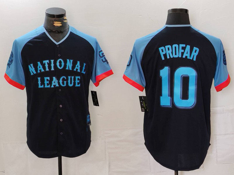 San Diego Padres #10 Jurickson Profar Navy 2024 All Star Limited Stitched Baseball Jersey