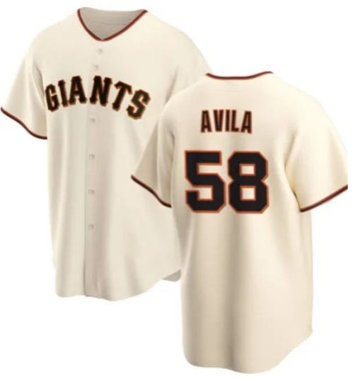 San Francisco Giants #58 Nick Avila Cream Cool Base Stitched Baseball Jersey