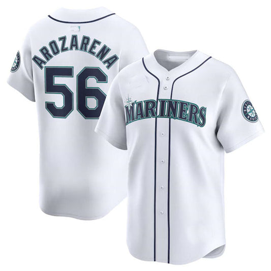 Seattle Mariners #56 Randy Arozarena White 2024 Home Limited Stitched Baseball Jersey