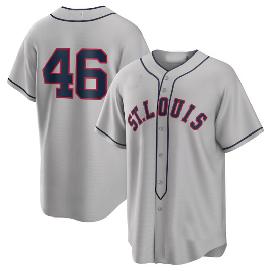 St. Louis Cardinals #46 Paul Goldschmidt Gray 2024 Rickwood Classic Replica Player Baseball Jerseys