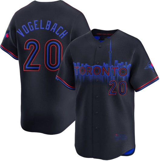 Toronto Blue Jays #20 Daniel Vogelbach City Connect Limited Jersey Baseball Jersey